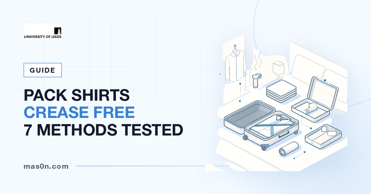 How to Pack Shirts Without Creasing: 7 Methods That Actually Work