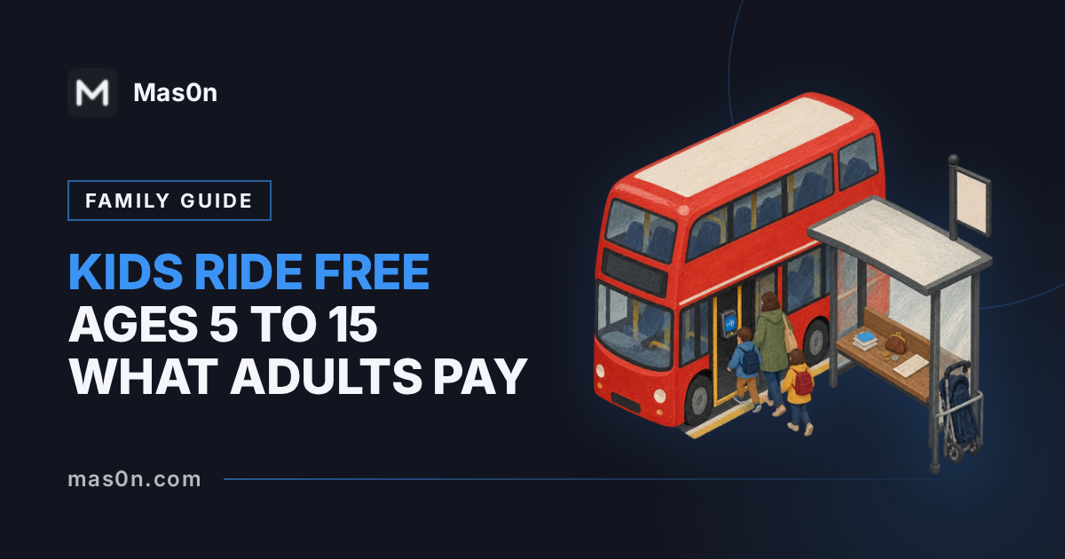 Free Bus Travel for Kids: Ages, Rules and Real Costs