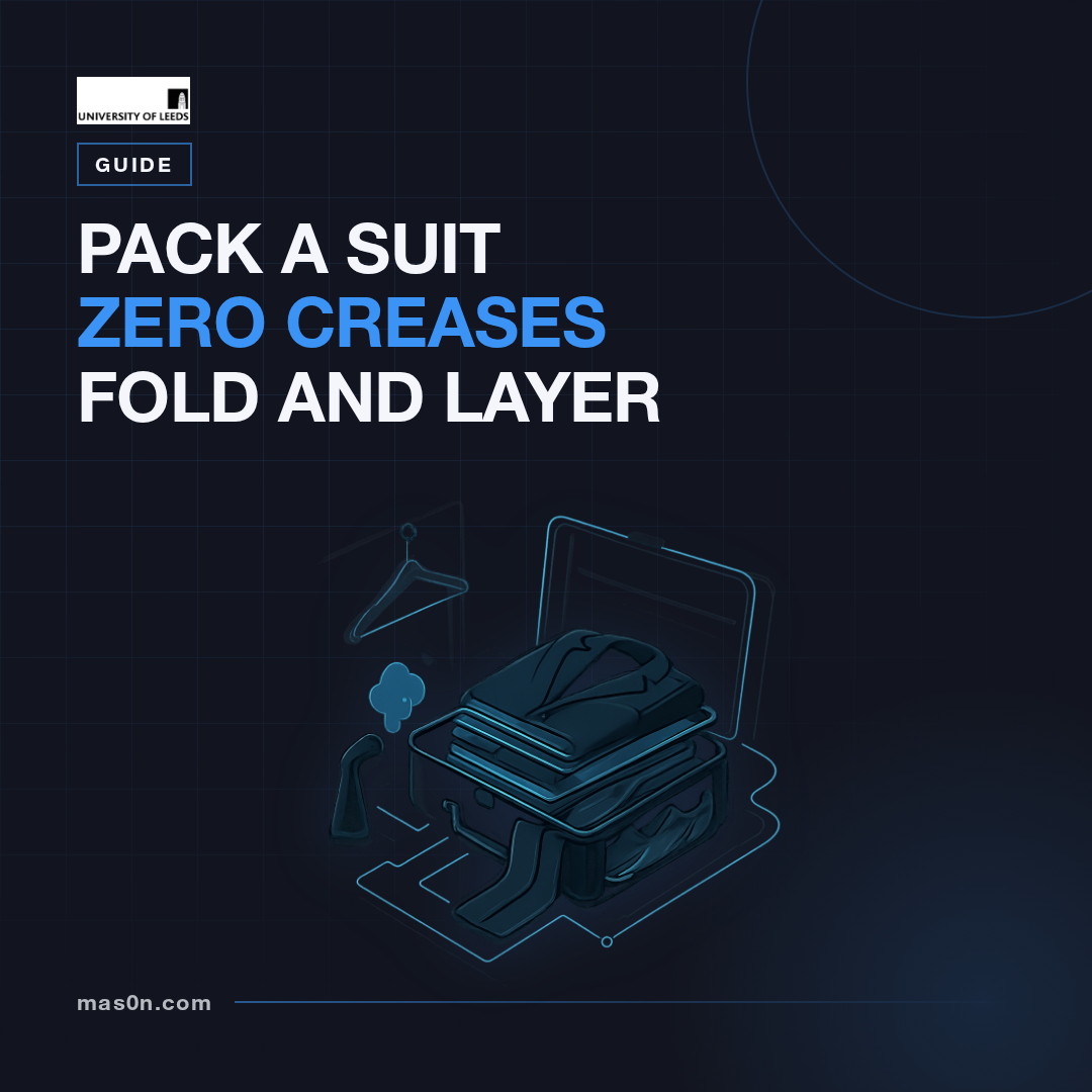 How to Pack a Suit in a Suitcase: The Fold-and-Layer Method That Survives a Flight