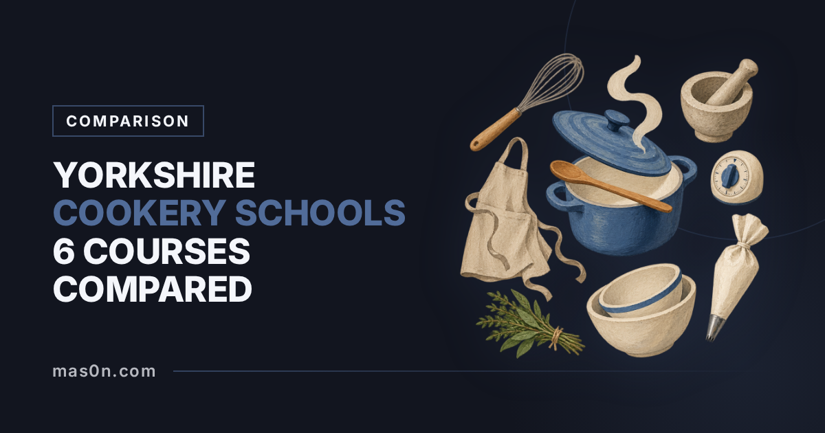Cookery Schools Yorkshire: 6 Courses Compared