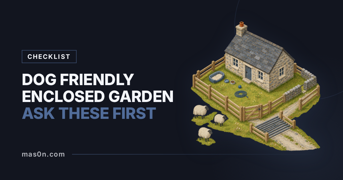 Dog Friendly Cottage With Enclosed Garden: Questions to Ask