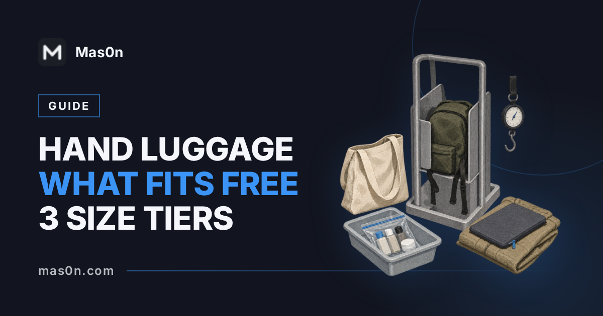 Hand Luggage Rules UK Flights: What Fits Free